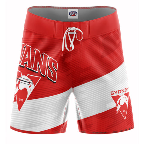 Sydney Swans Youth Kids Barrel Boardies Board Shorts