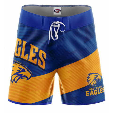 West Coast Eagles Youth Kids Barrel Boardies Board Shorts