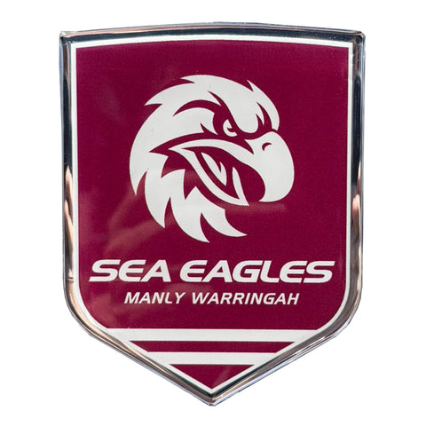 Manly Sea Eagles NRL Premium Chrome Logo Decal Sticker