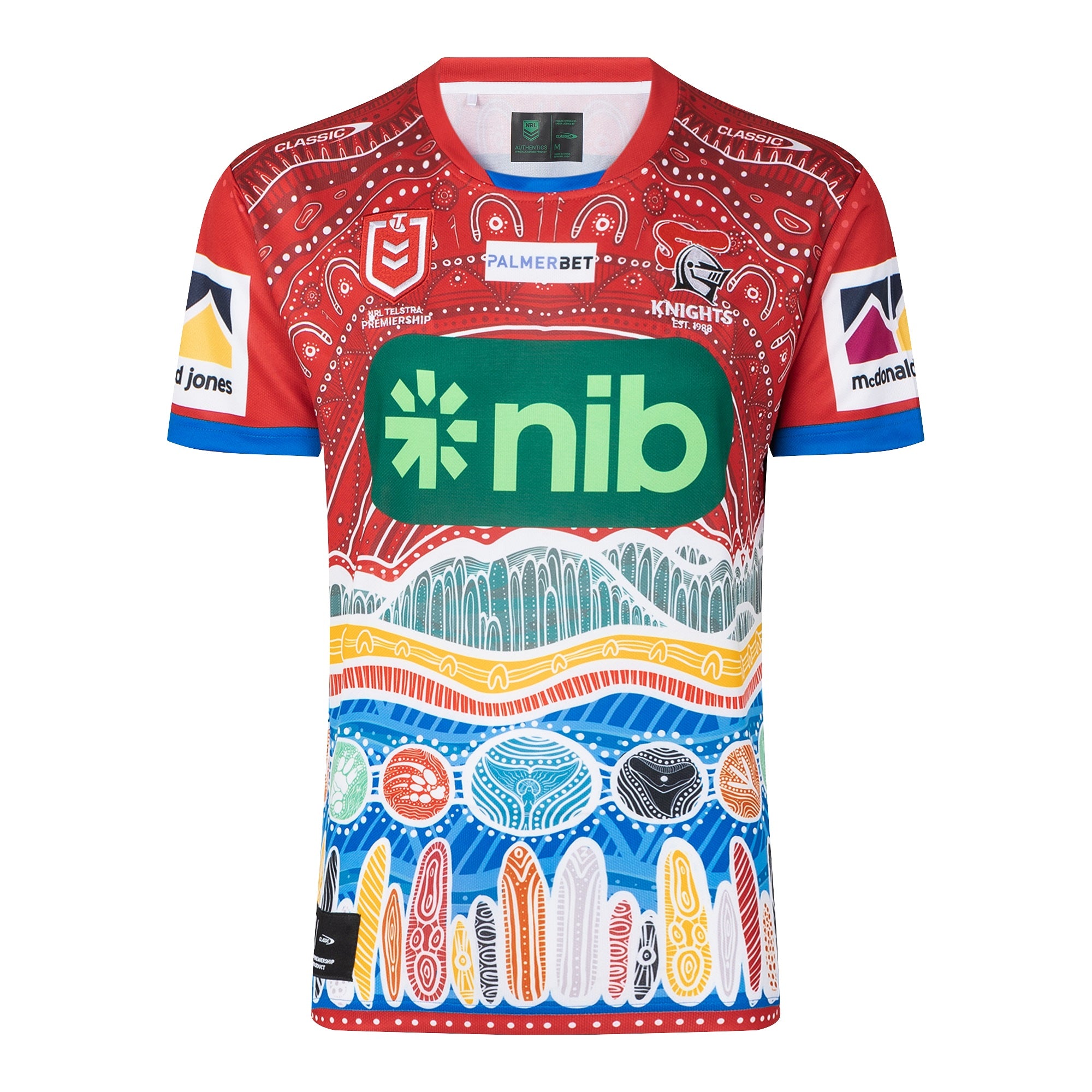 Newcastle Knights Indigenous Jersey Size 5XL NRL oneills In Stock Now!! 20