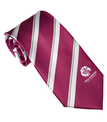 Manly Sea Eagles NRL Embroided Logo Neck Tie