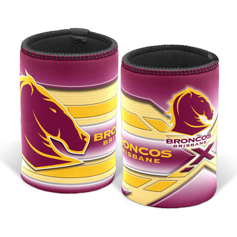 Brisbane Broncos NRL Logo Can Cooler