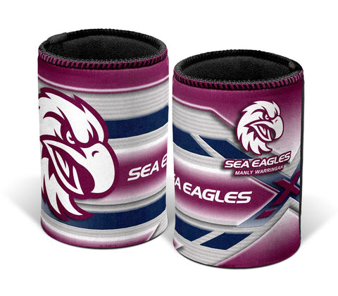 Manly Sea Eagles NRL Logo Can Cooler