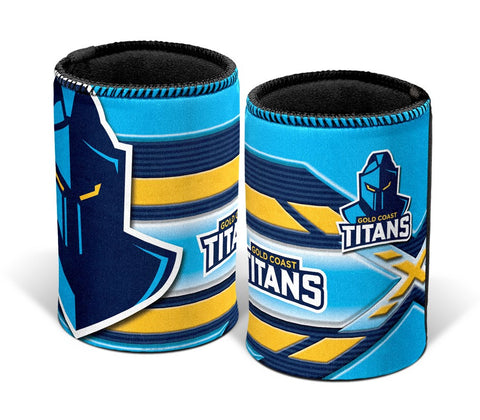 Gold Coast Titans NRL Logo Can Cooler