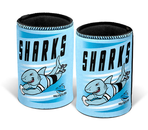 Cronulla Sharks NRL Retro Can Cooler