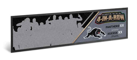 PREORDER - Penrith Panthers NRL 2024 Premiers Image Bar Runner PH2