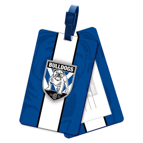 Canterbury Bulldogs NRL Rubber Luggage Bag Tag