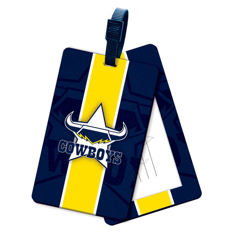 North Queensland Cowboys NRL Rubber Luggage Bag Tag