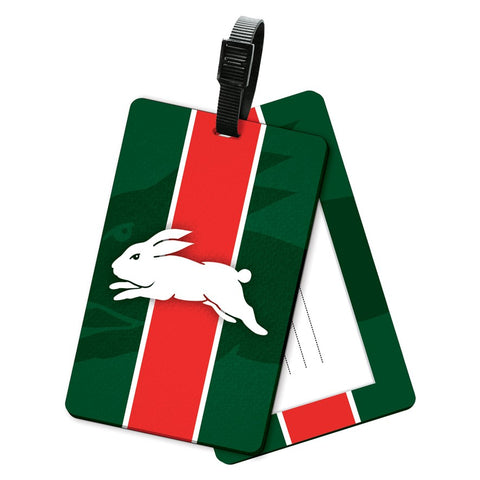 South Sydney Rabbitohs NRL Rubber Luggage Bag Tag