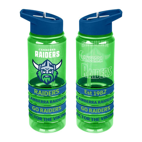 Canberra Raiders NRL Tritan Rubber Bands Bottle