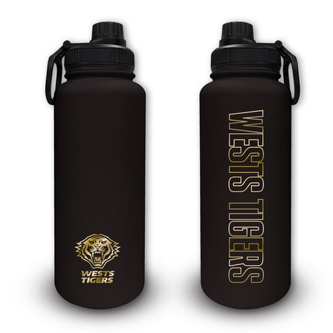 Wests Tigers NRL Stainless Steel 960ml Drink Bottle