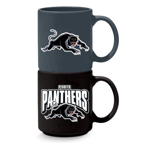 Penrith Panthers NRL Set of 2 Stackable Mugs