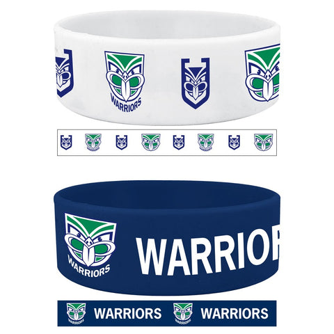 New Zealand Warriors NRL Set of 2 Supporter Wristbands