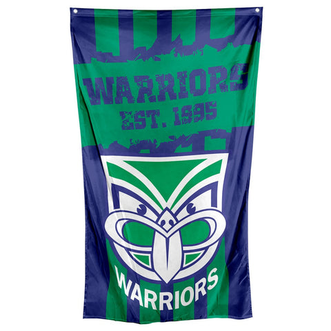 New Zealand Warriors NRL Large Wall Cape Flag