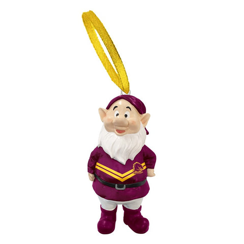 Brisbane Broncos NRL Mini Gnome Decoration Ornament 7cm