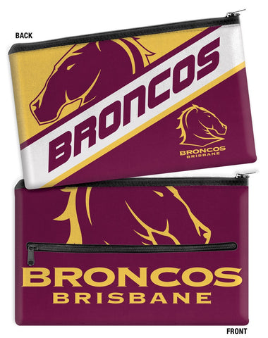 Brisbane Broncos NRL Large Pencil Case