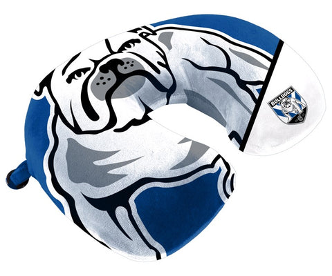 Canterbury Bulldogs NRL Travel Pillow