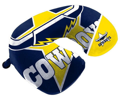 North Queensland Cowboys NRL Travel Pillow