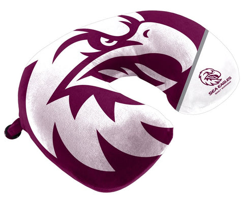 Manly Sea Eagles NRL Travel Pillow