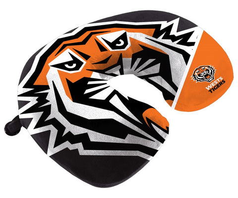 Wests Tigers NRL Travel Pillow