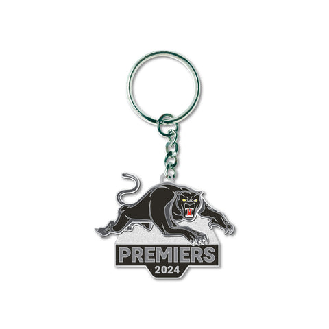 PREORDER - Penrith Panthers NRL 2024 Premiers Logo Keyring