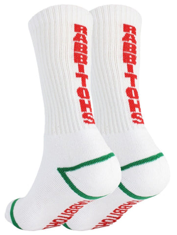 South Sydney Rabbitohs NRL Full Terry Sport Crew Socks