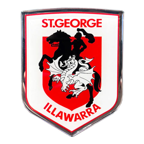 St. George Illawarra Dragons NRL Premium Chrome Decal Sticker