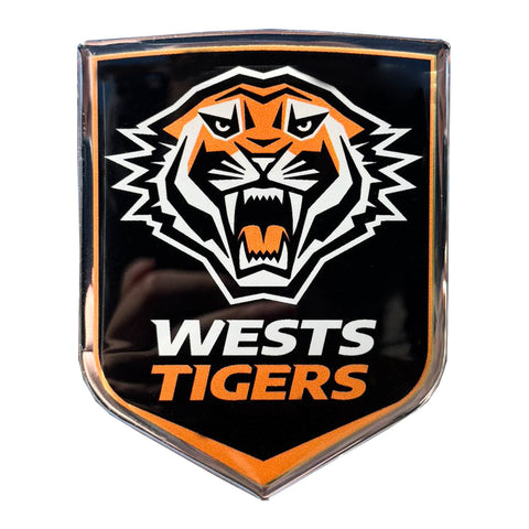 Wests Tigers NRL Premium Chrome Decal Sticker