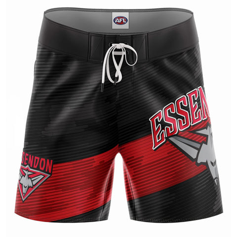 Essendon Bombers Mens Adults Barrel Boardies Board Shorts