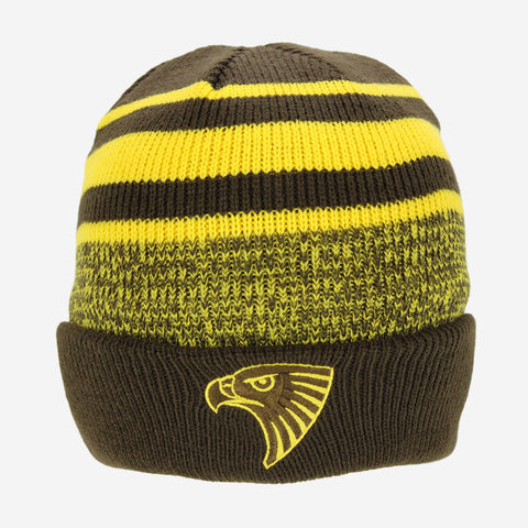 Hawthorn Hawks Mens Adults Cluster Beanie