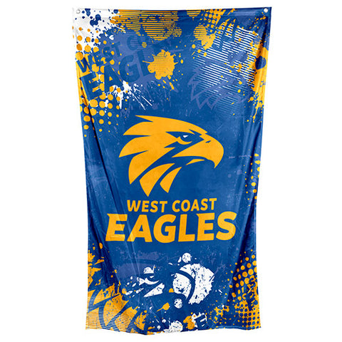 West Coast Eagles Large Wall Cape Flag