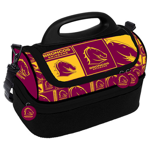 Brisbane Broncos NRL Dome Cooler Bag Lunch Box