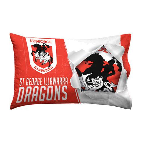 St George Dragons Pillow Case - Spectator Sports Online