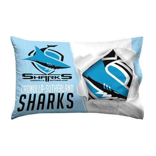 Cronulla Sharks Nrl Pillow Case